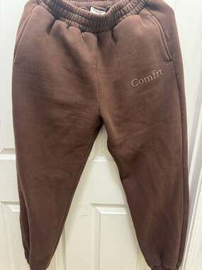 Comfrt Signature Heavyweight Chocolate Brown Jogger Sweatpants